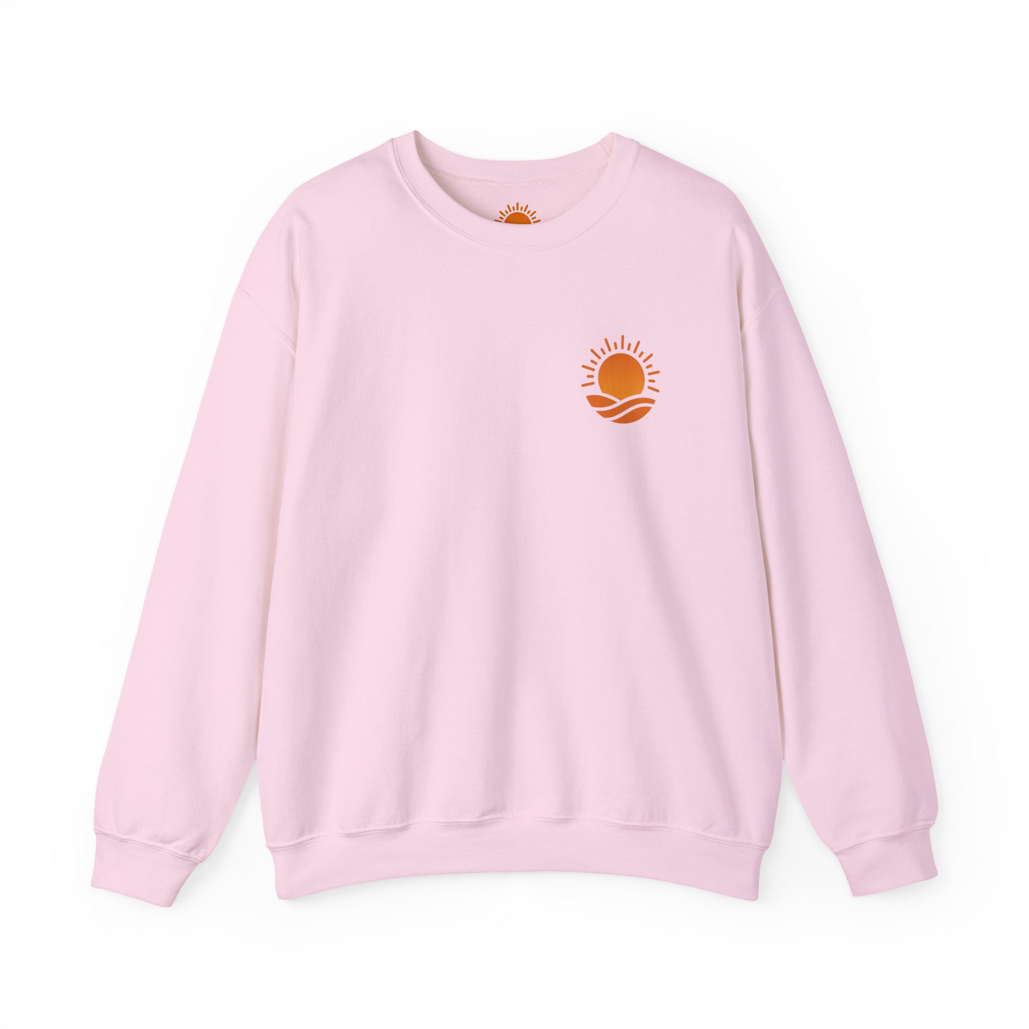 Solaris Crewneck Sweatshirt — Small Orange Solaris Logo - Image 29