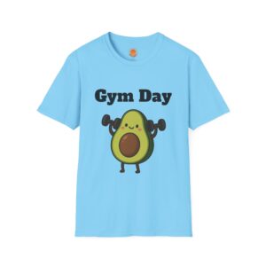 Gym Day Avocado T-Shirt — Cute Fitness Workout Tee