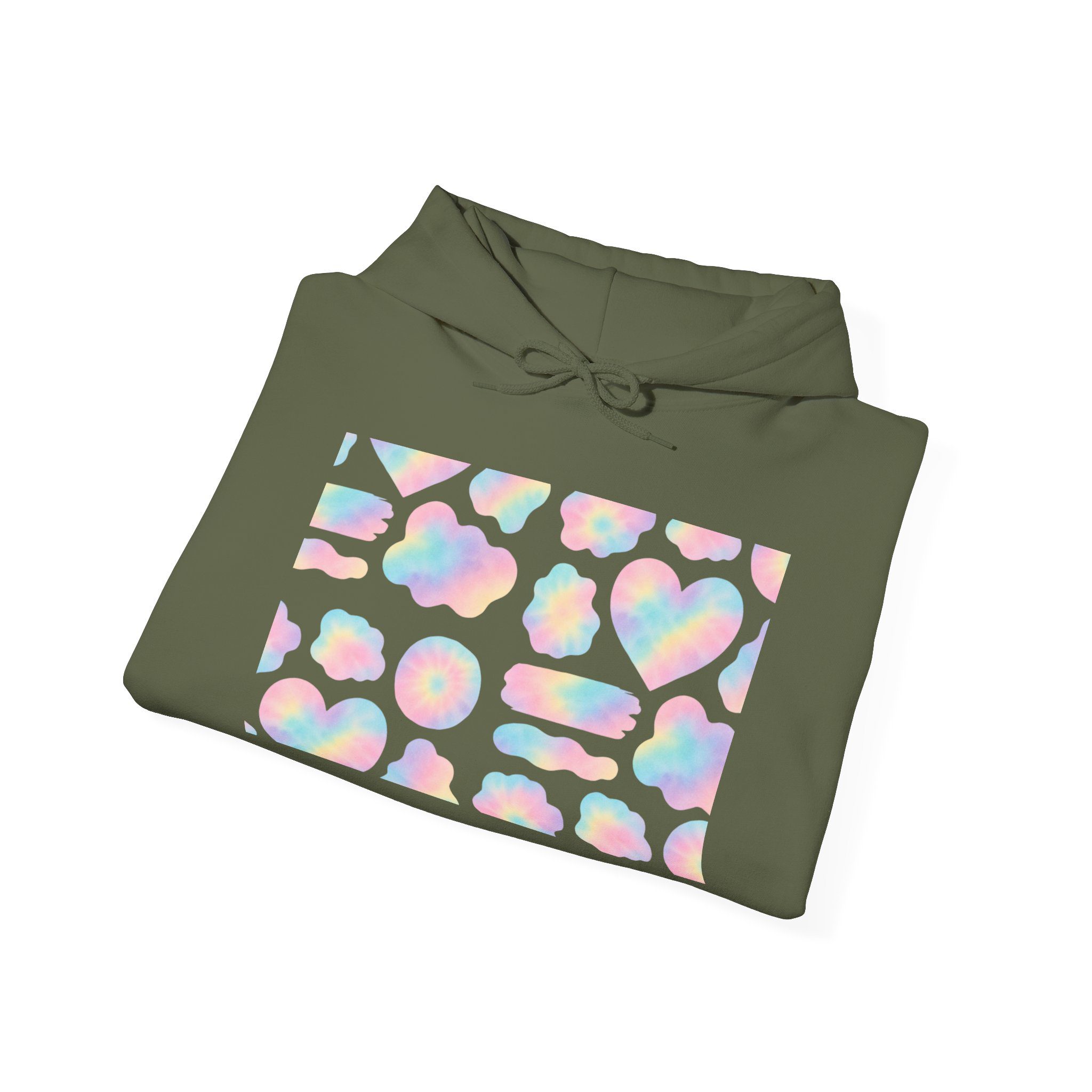 Pastel Tye-Dye Patches Hoodie - Image 12