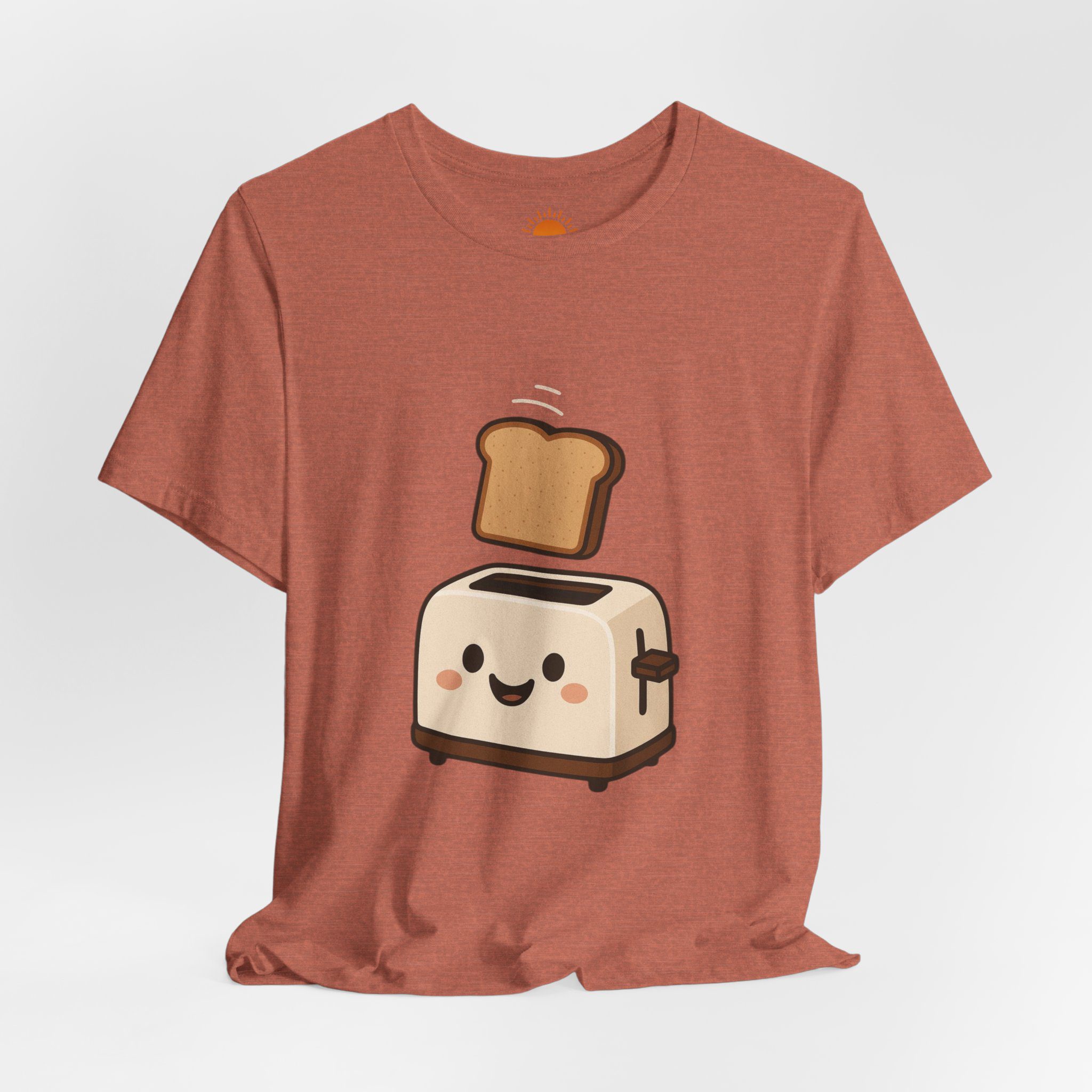 Kawaii Smiling Toaster T‑Shirt — Cute Toast Cartoon Tee - Image 12