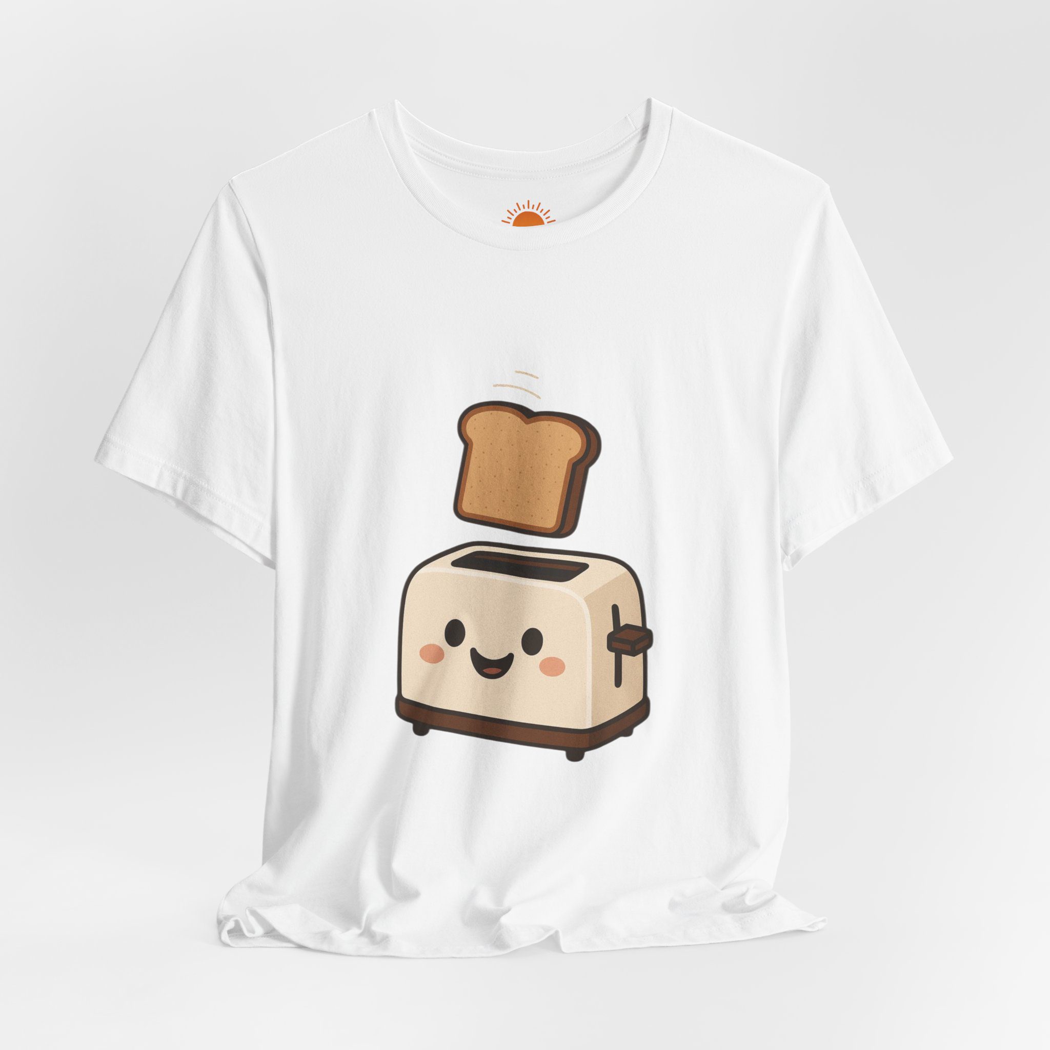 Kawaii Smiling Toaster T‑Shirt — Cute Toast Cartoon Tee - Image 8