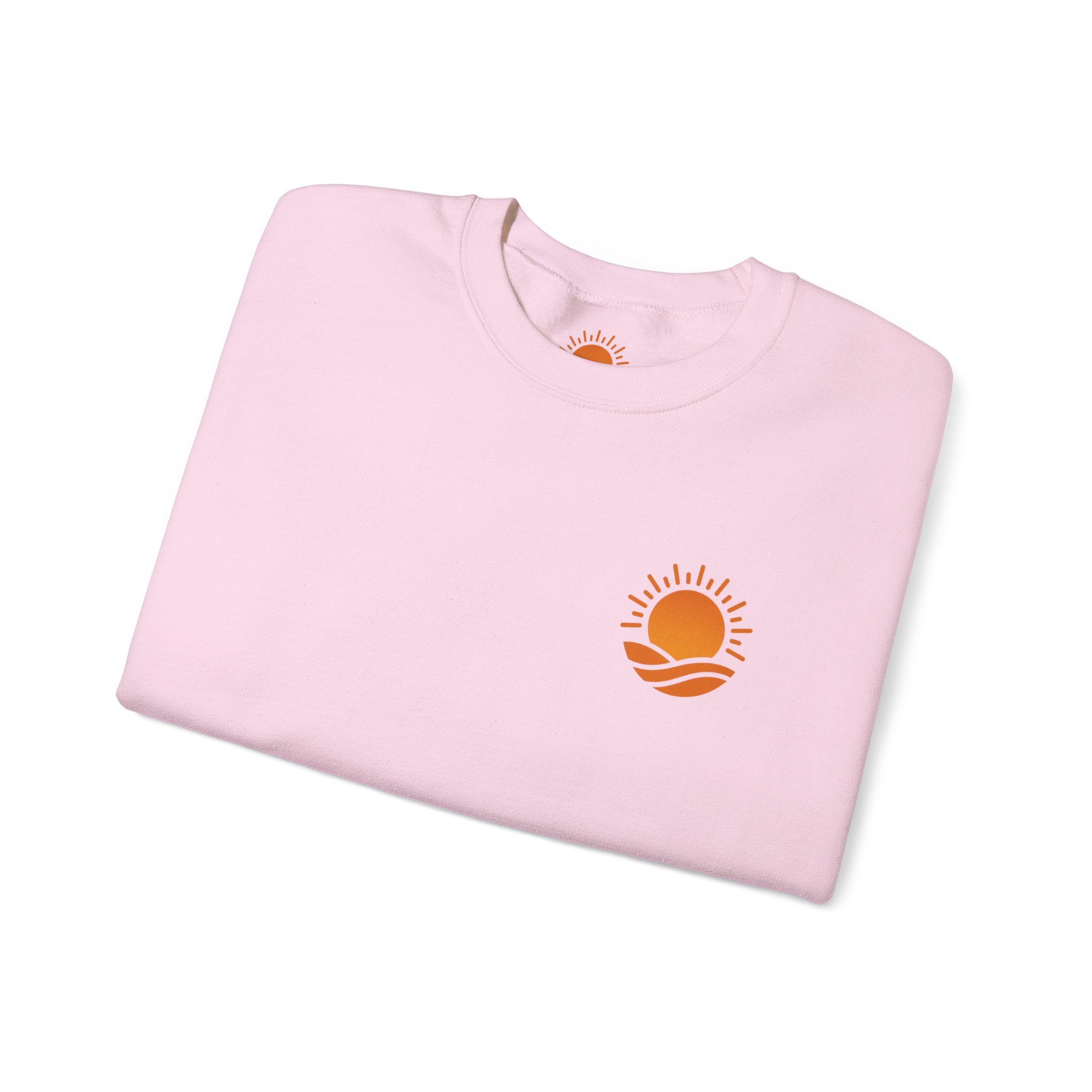 Solaris Crewneck Sweatshirt — Small Orange Solaris Logo - Image 31