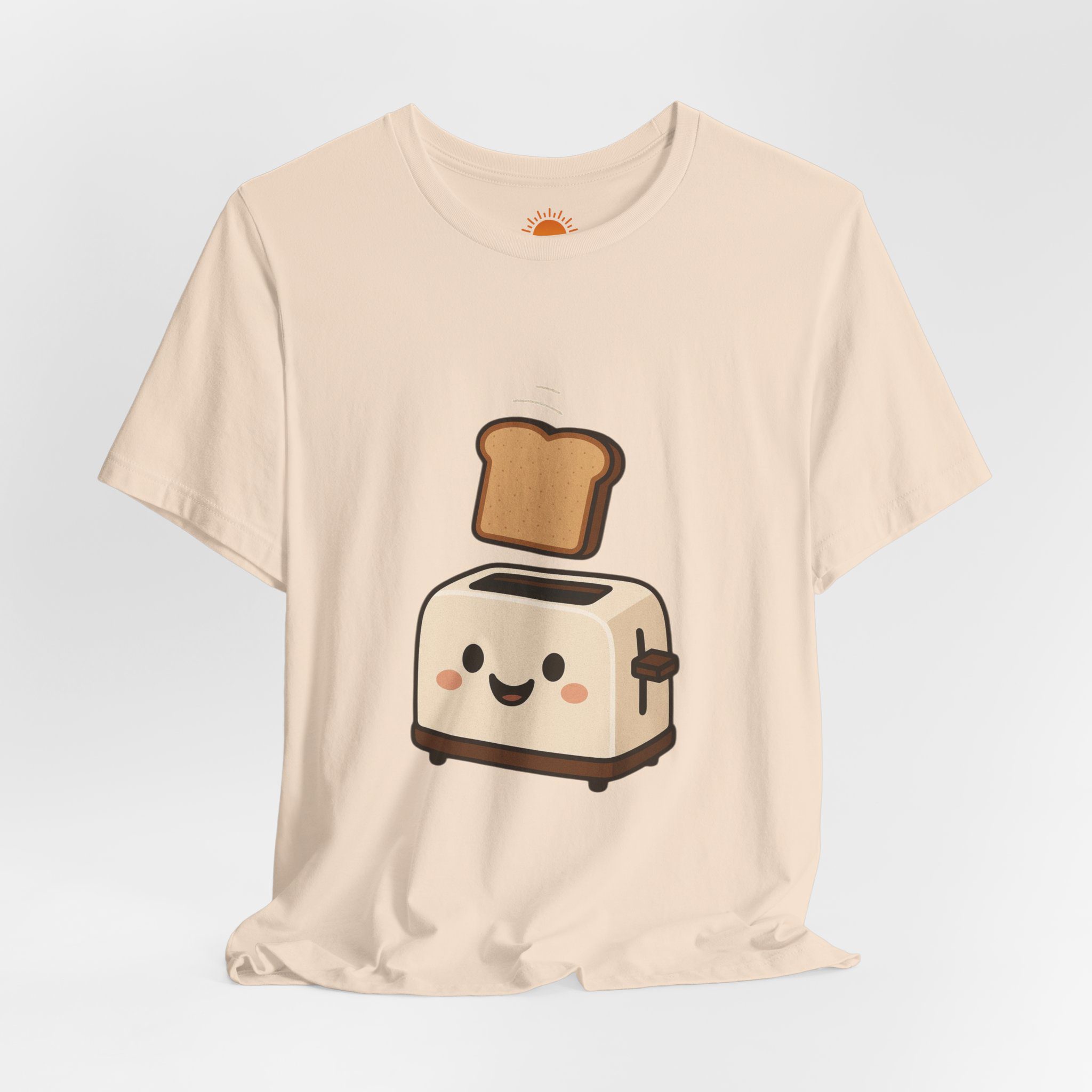 Kawaii Smiling Toaster T‑Shirt — Cute Toast Cartoon Tee - Image 4