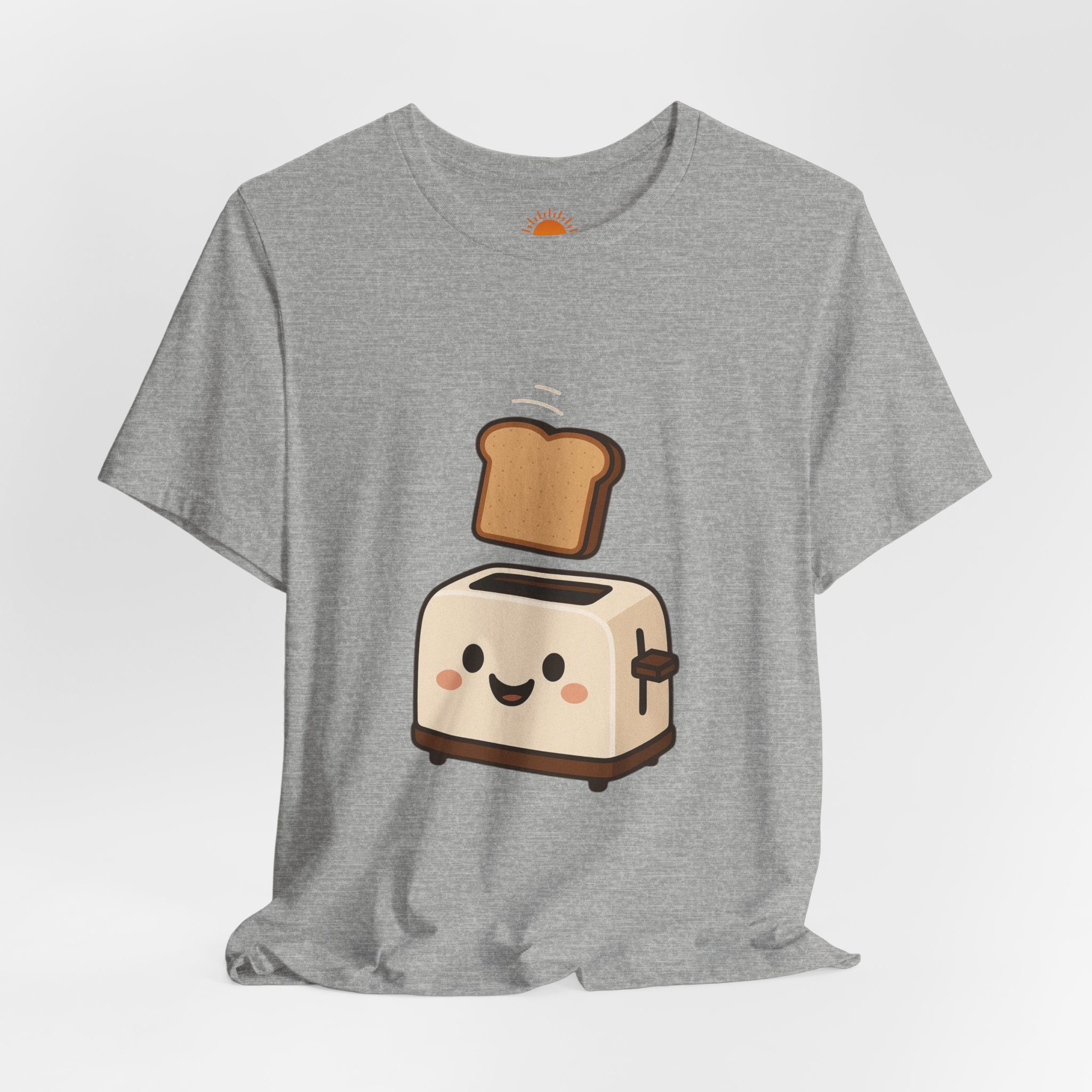 Kawaii Smiling Toaster T‑Shirt — Cute Toast Cartoon Tee - Image 24