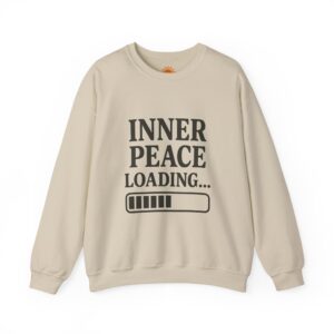 Inner Peace Loading Crewneck Sweatshirt — Mindfulness Graphic Sweatshirt