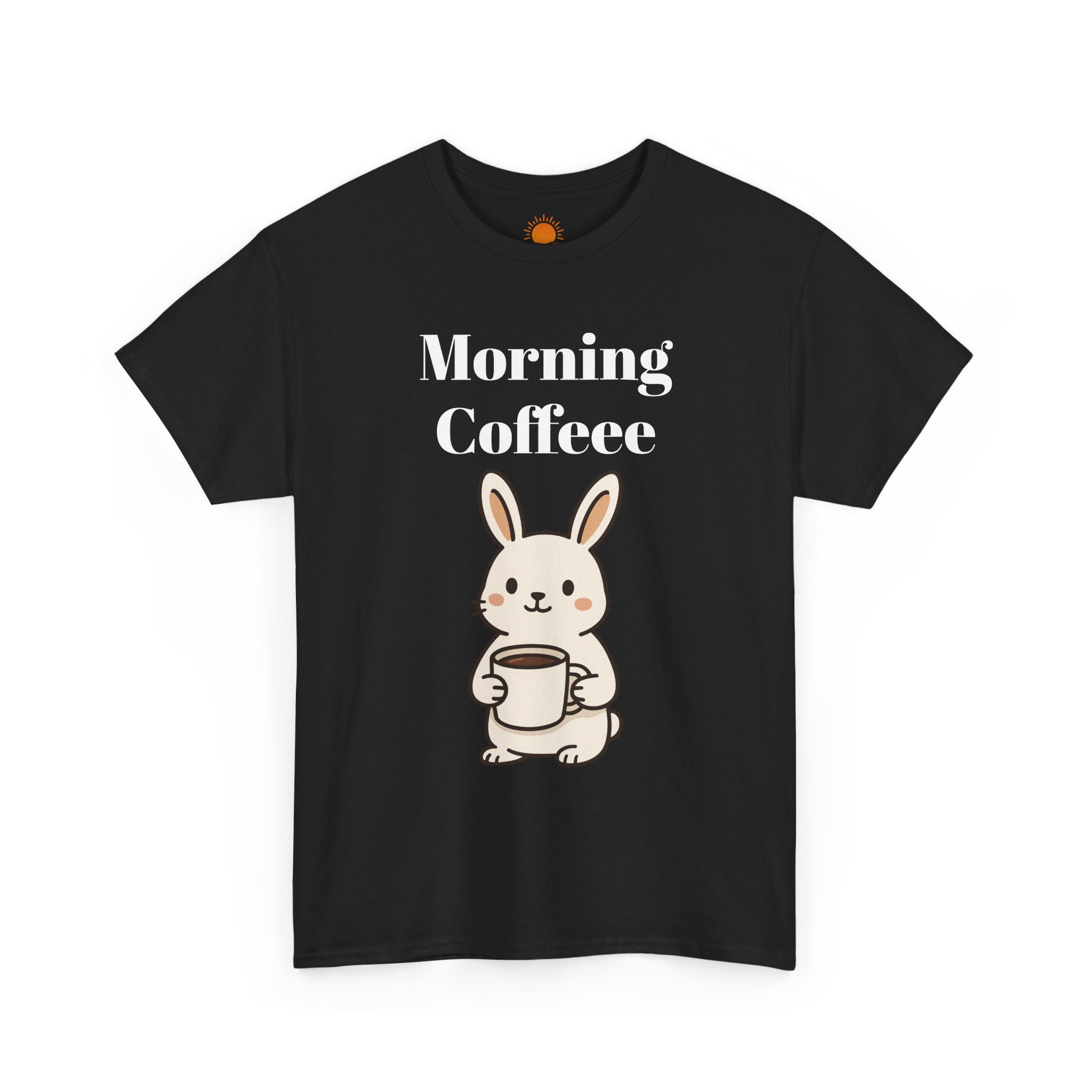 Morning Coffee Bunny T‑Shirt — Cute Rabbit Holding Coffee Graphic Tee - Image 11
