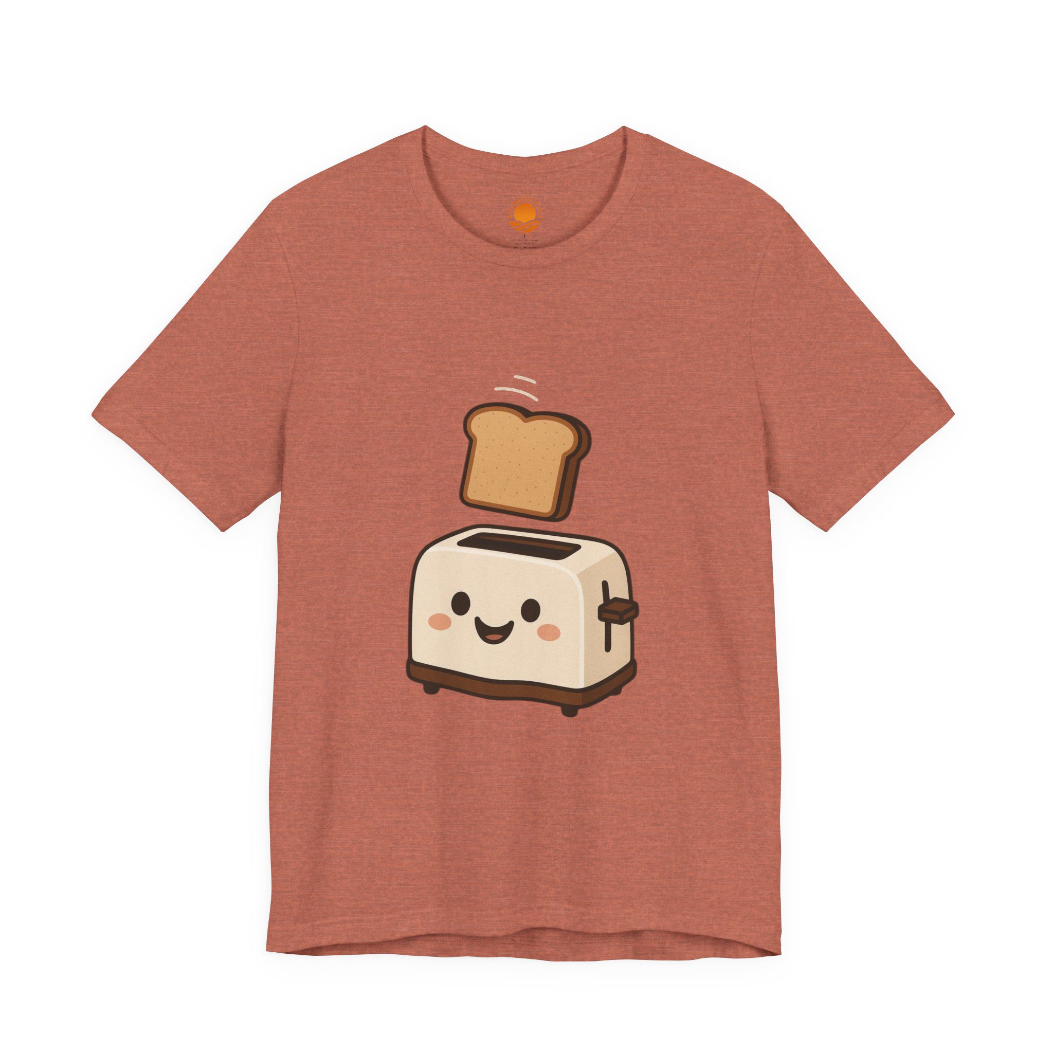 Kawaii Smiling Toaster T‑Shirt — Cute Toast Cartoon Tee - Image 9