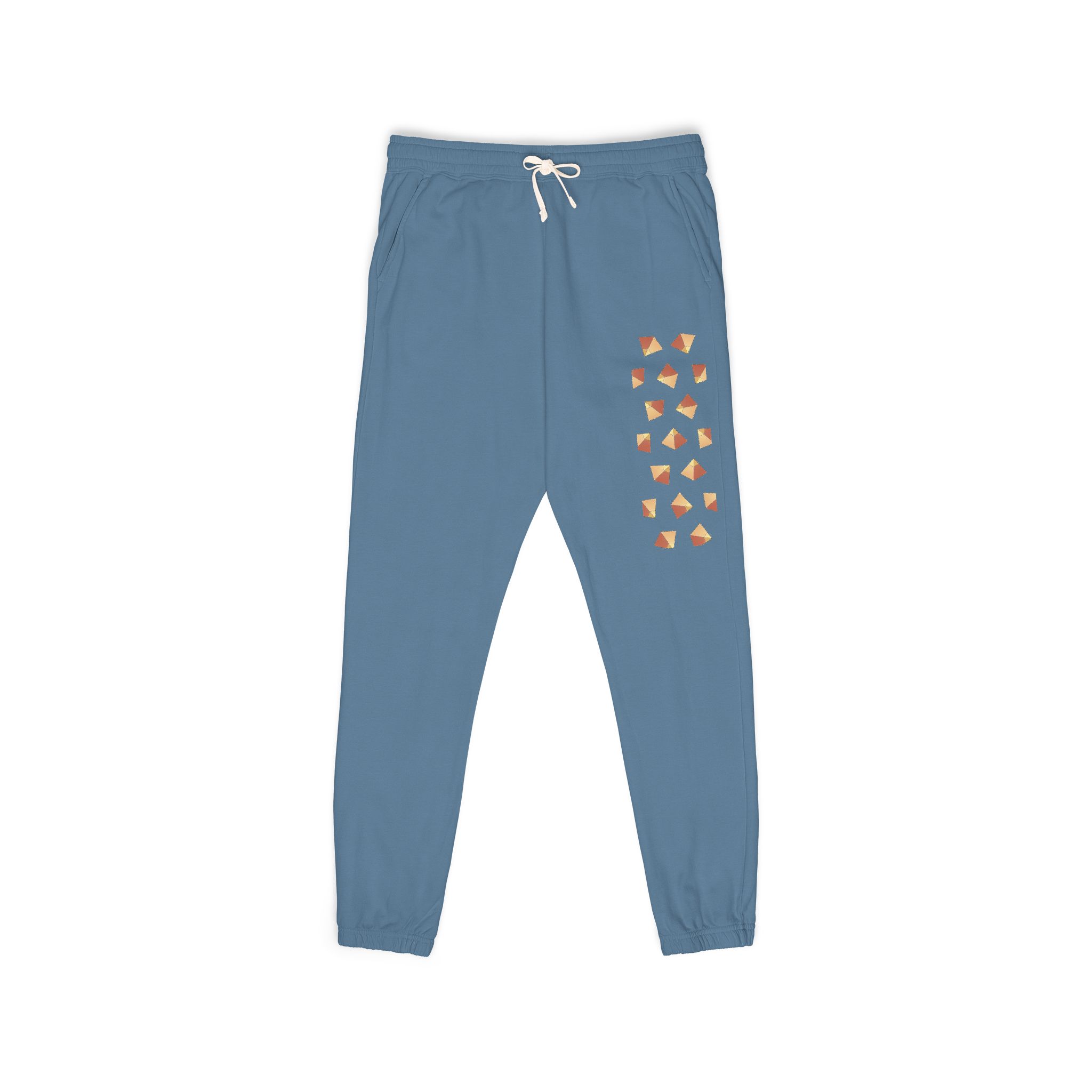 Cozy Pyramid Pattern Sweatpants — Pyramid Graphic Joggers - Image 13