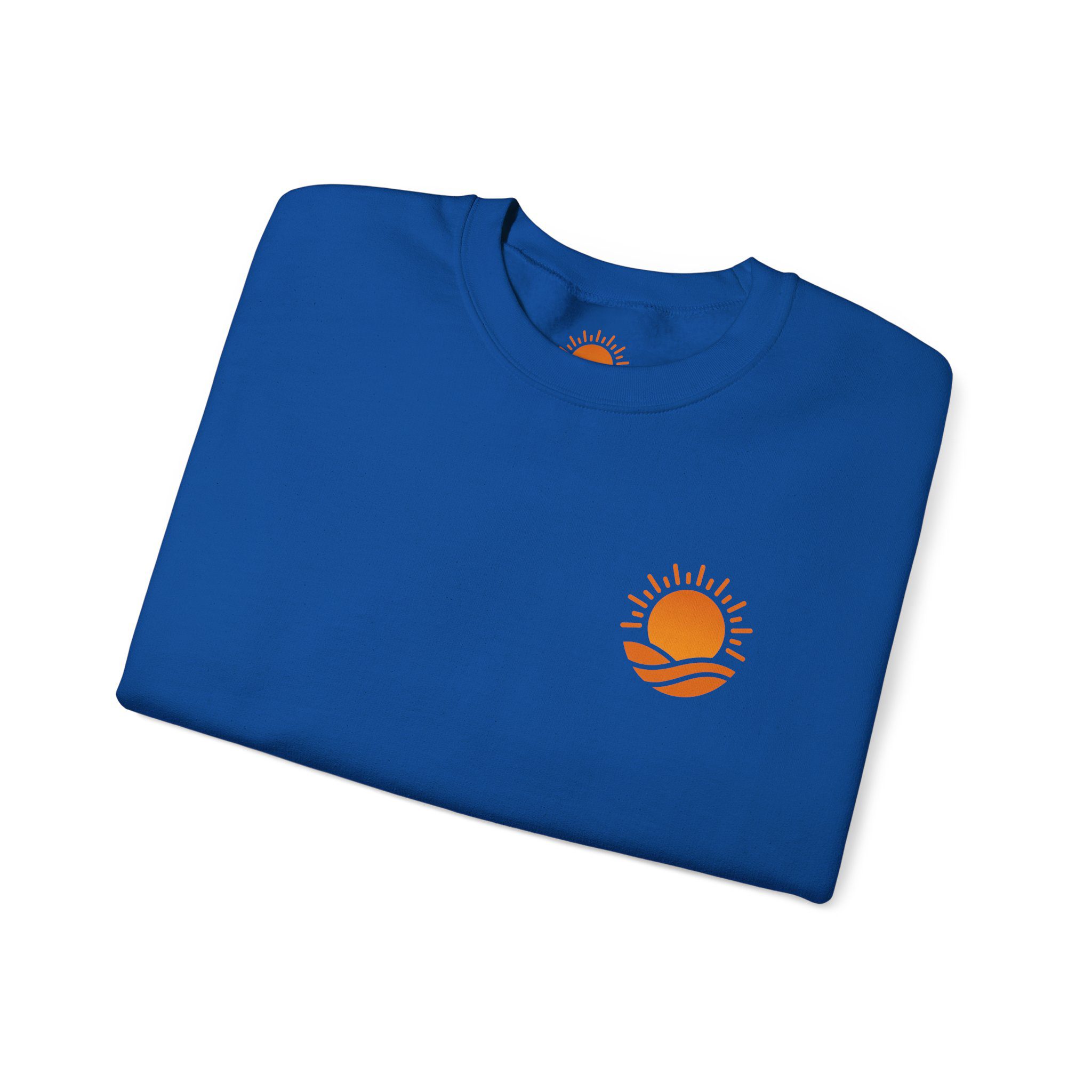 Solaris Crewneck Sweatshirt — Small Orange Solaris Logo - Image 27